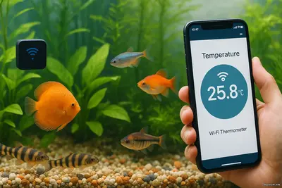 Wi-Fi термометр: контроль из смартфона умный термометр — мост между аквариумом и человеком