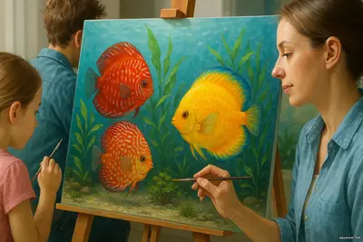 Аква-арт-терапия: рисуем рыб, снижаем стресс искусство воды — искусство равновесия