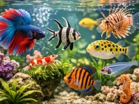 Екзотичні акваріумні мешканці крупним планом