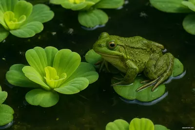 Pistia stratiotes одно из самых эффектных и функциональных плавучих растений