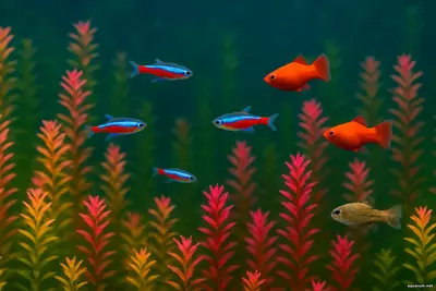 Rotala indica становится отличным выбором Подходит для аквариумов всех типов и размеров