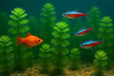 Уруть мутовчатая водное многолетнее растение из семейства Подорожников распространённое в пресноводных водоёмах умеренного пояса Европы, Азии