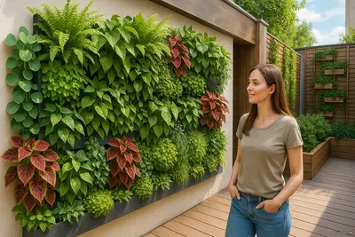 Почему вертикальные сады — это круто стена, которая дышит