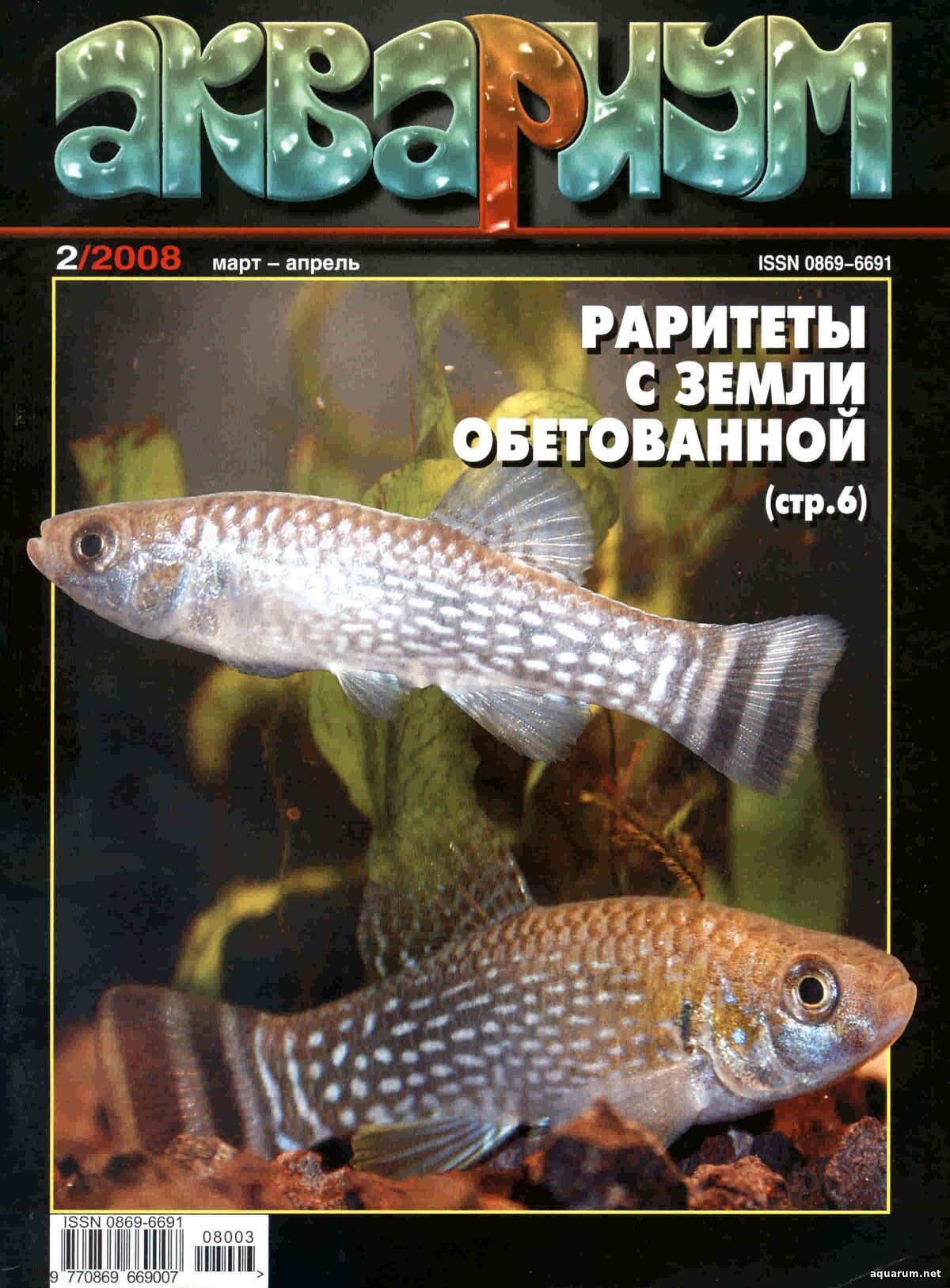Журнал «Аквариум» №2, 2008 год